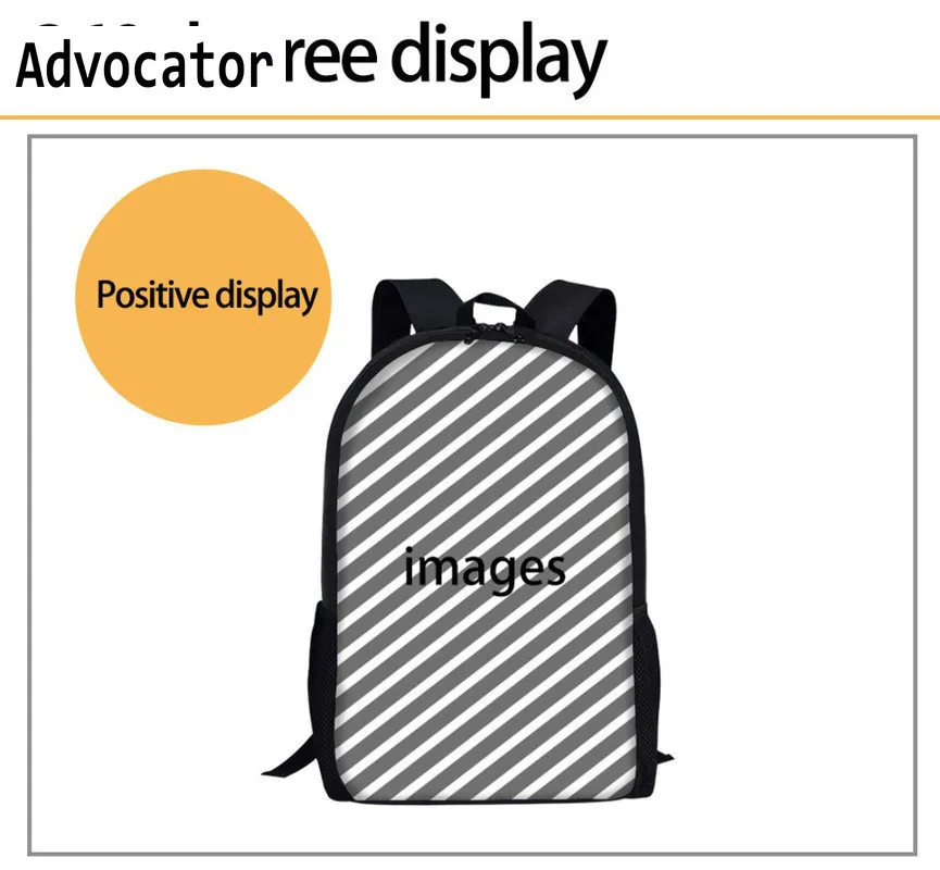 ADVOCATOR Cool Alien Cartoon Pattern School Supplies Teenage Plecak College Bookbag Shoulder Pack Schoolbag for Boy Kid Backpack