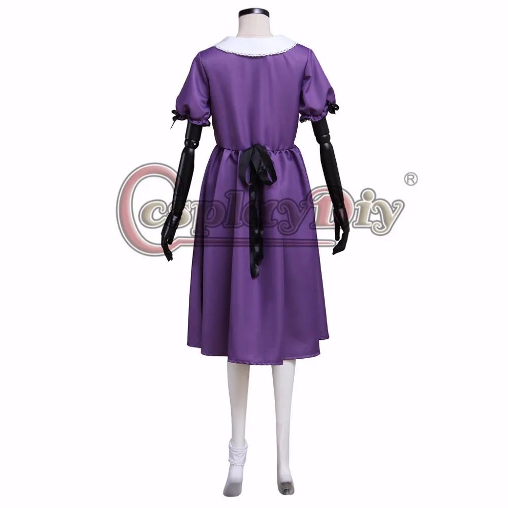 Платье Sakura Megumi Pruple костюм для косплея аниме Gakkou Gurashi Gilr платье в консервативном