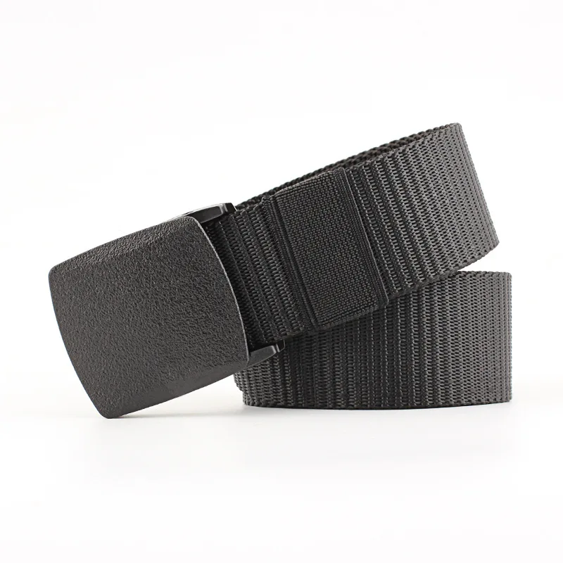 Unisex Canvas belt fashion weaving canvas Plastic Automatic buckle Men causal simple and Women cowboy | Аксессуары для одежды
