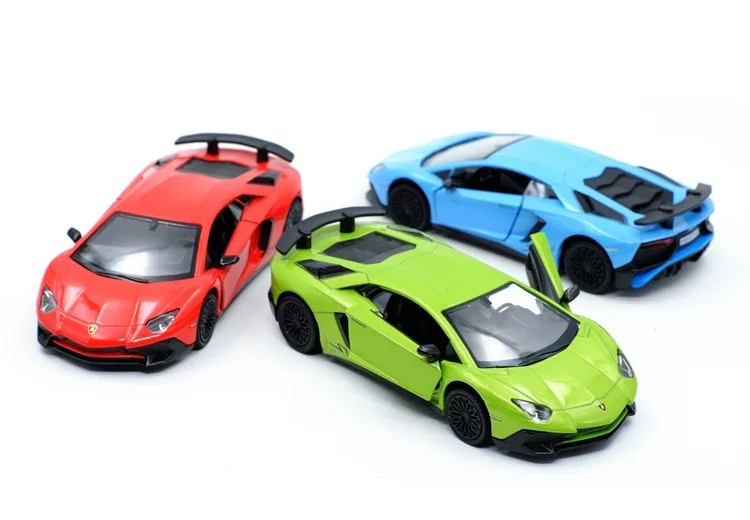 Точная имитация эксклюзивный Diecasts& Toy Vehicles: RMZ city автомобильный Стайлинг Aventador LP750-4 SV 1:36 модель автомобиля из сплава тянет обратно автомобили