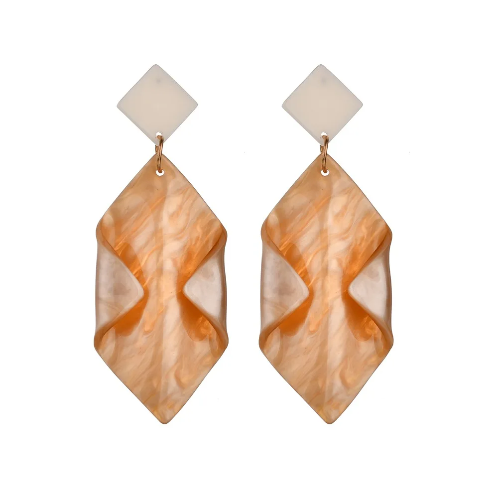 Простой Новый hyperbole сексуальный модный акриловый геометрический большой кулон