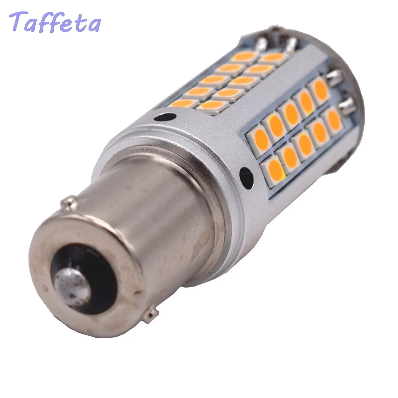 2 шт. хвост светильник 1156 BA15S P21W BAU15S 3030 55SMD 45 Вт Поворотная сигнальная лампа для