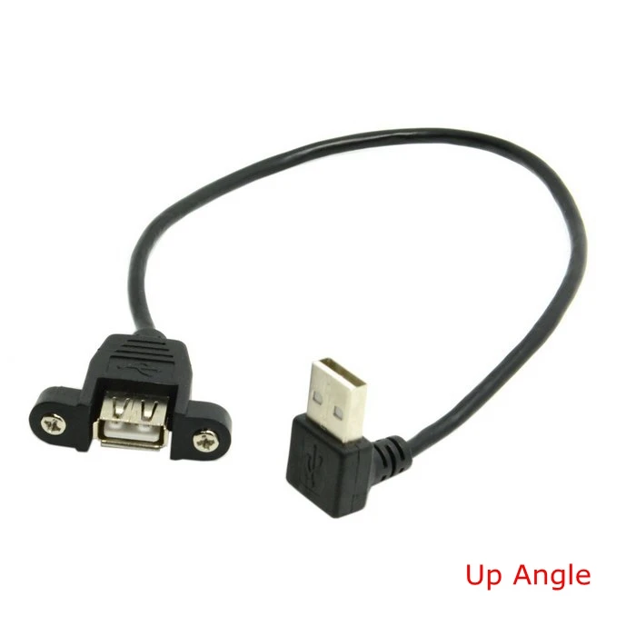 25 см 90 градусов вверх вниз влево вправо Угловой USB 2 0 A штекер к гнезду удлинитель