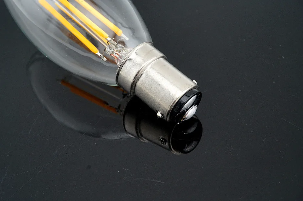 Энергосберегающие C35 B15 светодиодный лампы в форме свечи 4 W 220 V лампочки