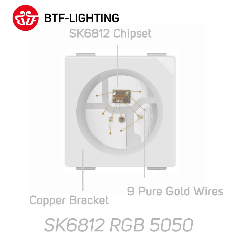 WS2812B SK6812 RGBW светодиодный чип теплый естественный холодный белый WWA 3535 5050 4020 SMD SK9822