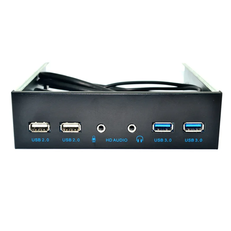 3.5 &quotВнутренний CD-ROM бит кронштейн кабеля дюймов 20pin 4 Порты и разъёмы USB HUB MIC HD