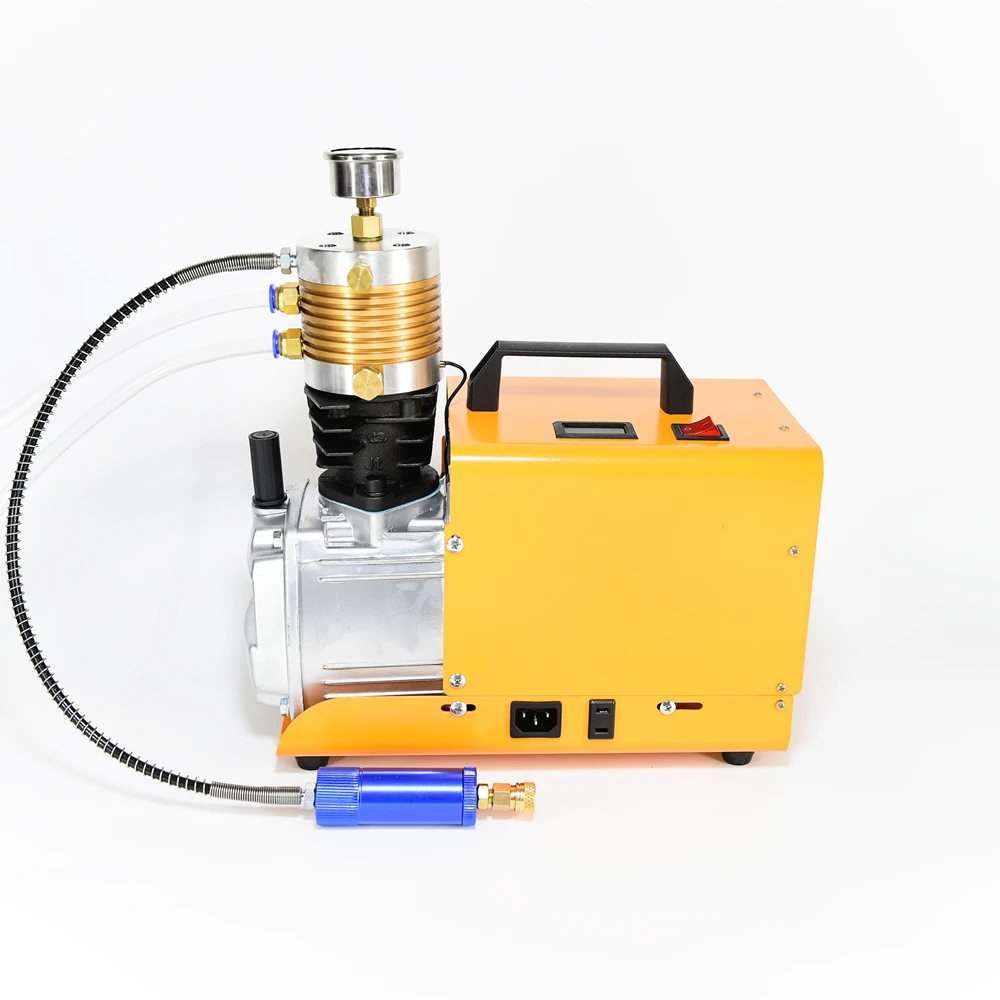 ACCP02 мини 4500psi Воздушный насос высокого давления 220 В водяное охлаждение