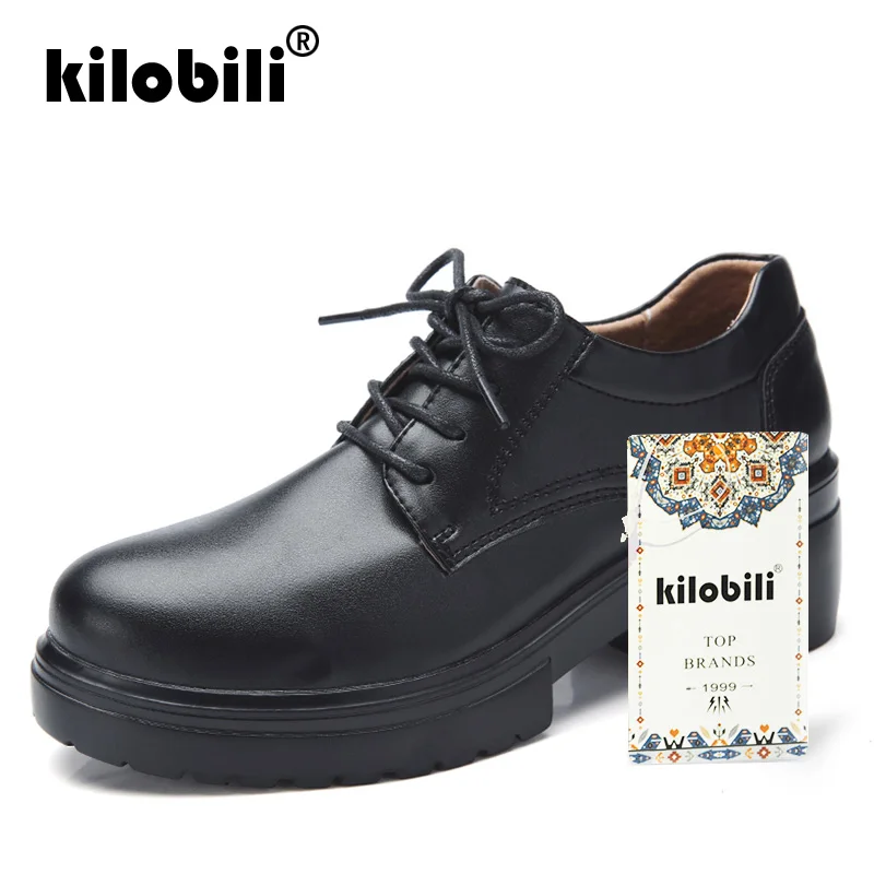 Kilobili/2019 г. весенние женские туфли лодочки обувь на платформе со шнуровкой