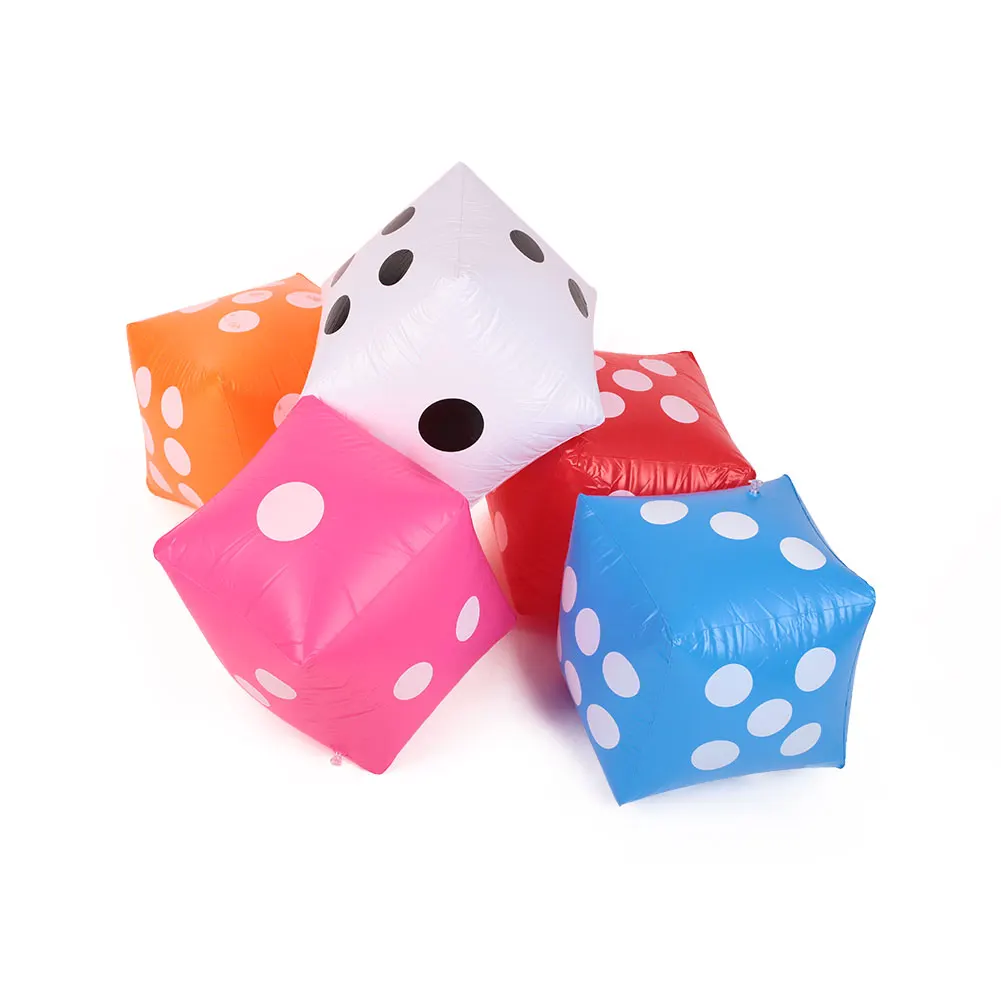 Надувные кубические игральные кости 30x30 см покер для казино наружной вечеринки