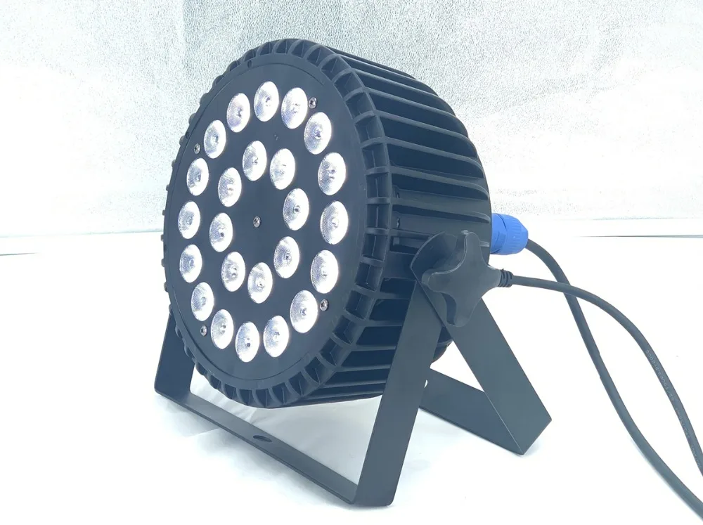 10X LED Par свет с flightcase 24x18W RGBWA UV 6in1 диско сценическое освещение для профессиональных