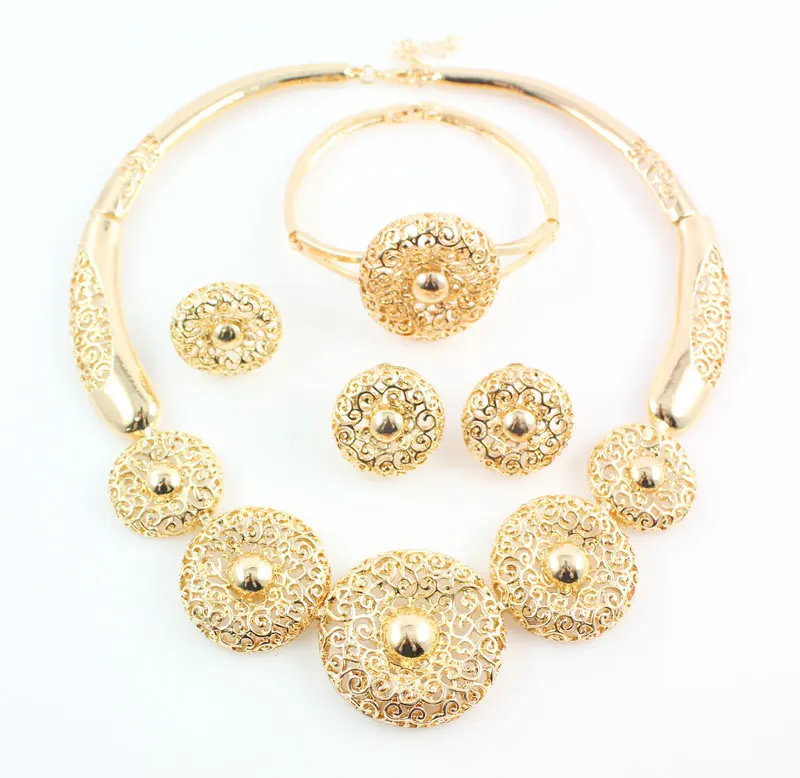 Винтажный женский прозрачный кристалл полые узоры золотой цвет африканский