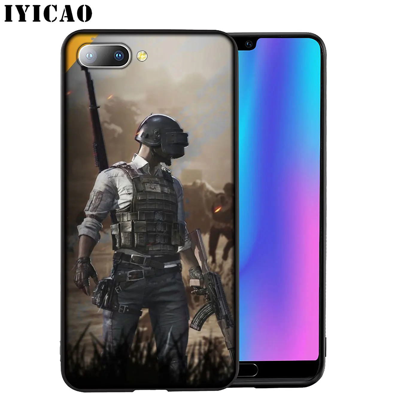 IYICAO PUBG Мягкий силиконовый чехол для телефона Huawei Mate 30 20 10 Pro Lite Nova 5I 4 3i 3 2i Черный из