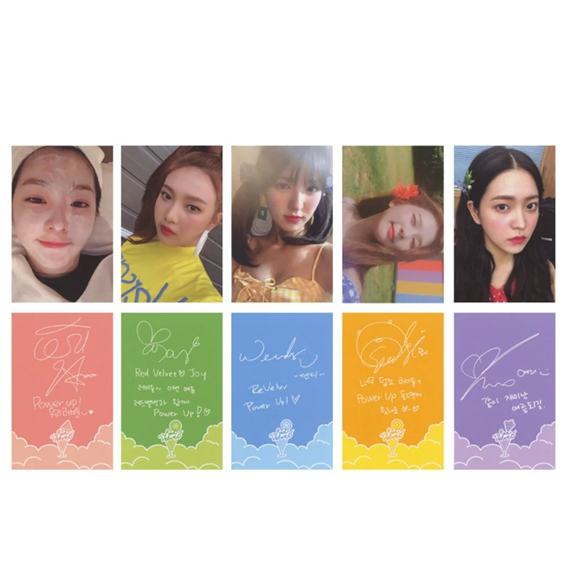 Youpop KPOP красная бархатная Фотокарточка летняя фотография альбом K-POP самодельные