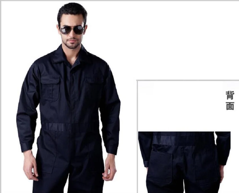 

Men Women Workwear Miner Coveralls Protective Coverall Repairman Jumpsuits Working Uniforms Workshop Long Sleevel Coveralls