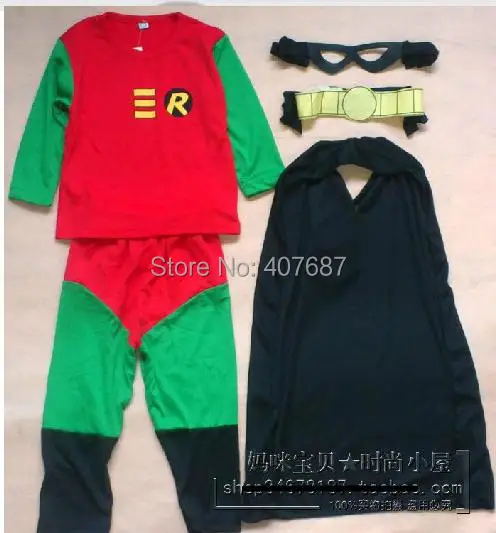 Robin program performance clothing modelling clothes Cosplay children Christmas ball |