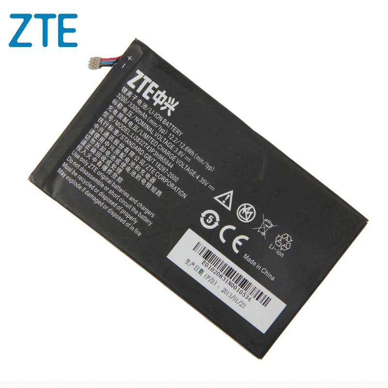Оригинальный zte Li3832T43P3h965844 телефон батарея для memo 5S Grand Memo N5S U5S V5S N5 U9815 U5 3200 мА