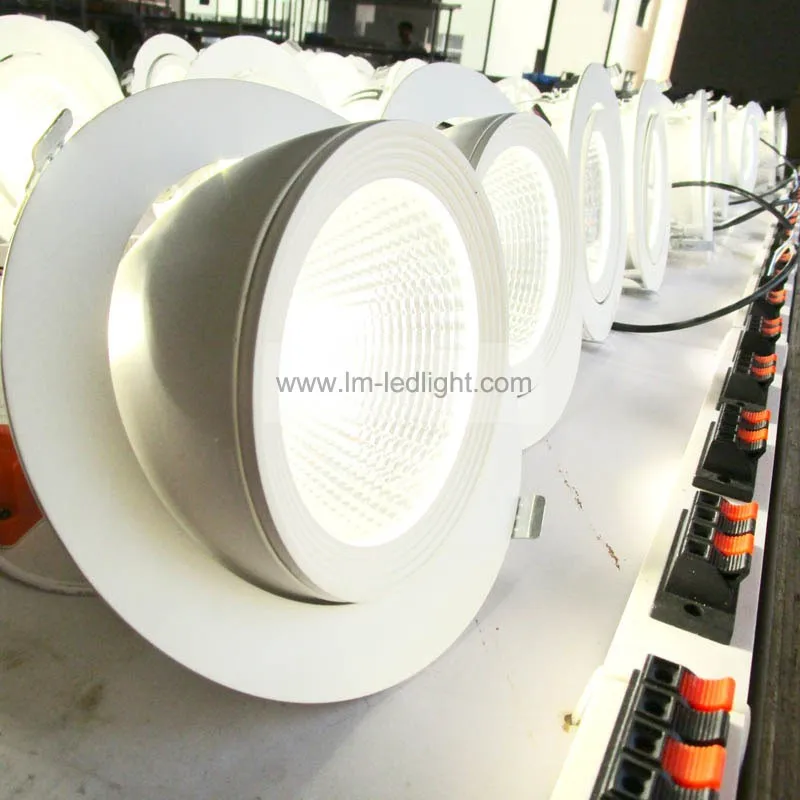 Dimmable led утопленное освещение 20 Вт Bridgelux COB светильник iluminacion techo Бесплатная