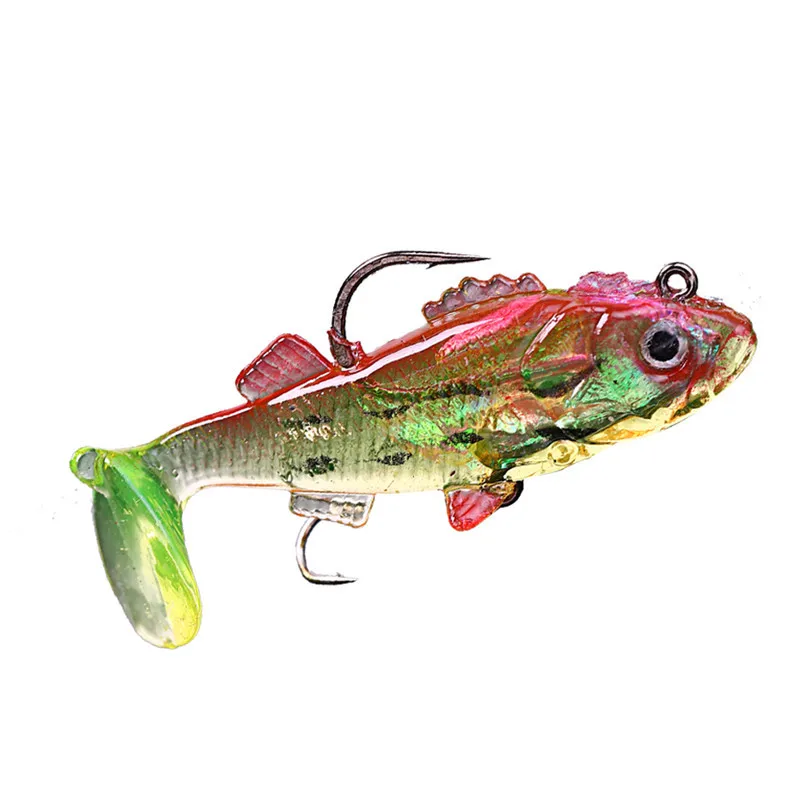 30 шт./лот джиг головка для рыбалки Мягкие приманки силиконовые воблер Карп Fishng