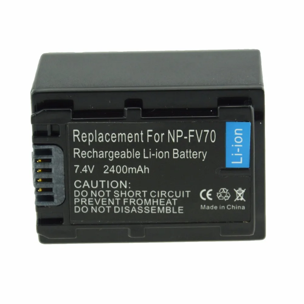1 шт. 7.4 В Bateria NP-FV70 NP FV70 Перезаряжаемые Батареи для камеры Sony HDR-CX230 HDR-CX150E HDR-CX170 CX300 FV50