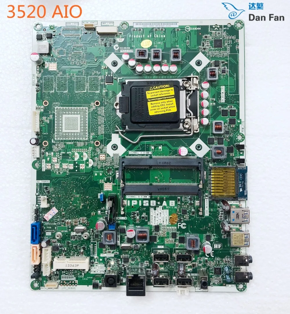 

739591-001 For HP 3520 AIO Motherboard 703643-001 IPISB-AB 703643-501 703643-601 Mainboard 100%tested fully work