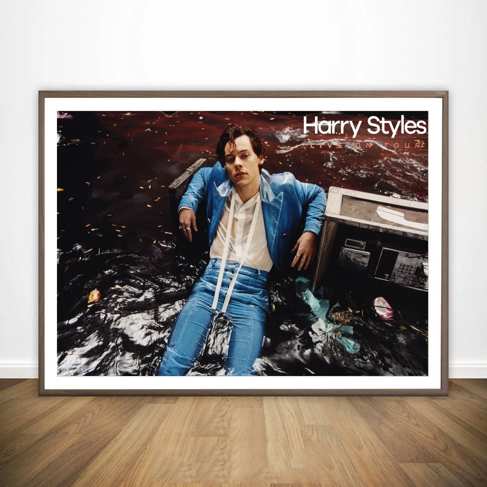 New Harry Styles Custom Music Star Album Art Poster Silk Light Canvas Painting Print For Home Decor Wall Picture | Дом и сад