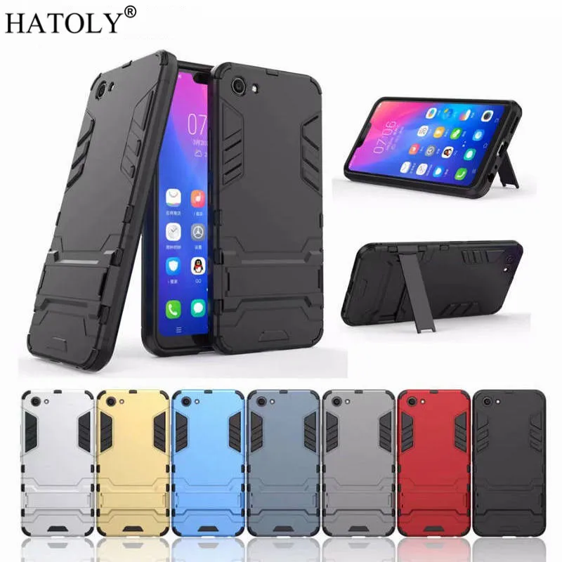 Защитный чехол HATOLY для BBK Vivo Y81 ударопрочный силиконовый Y83 твердый на заднюю