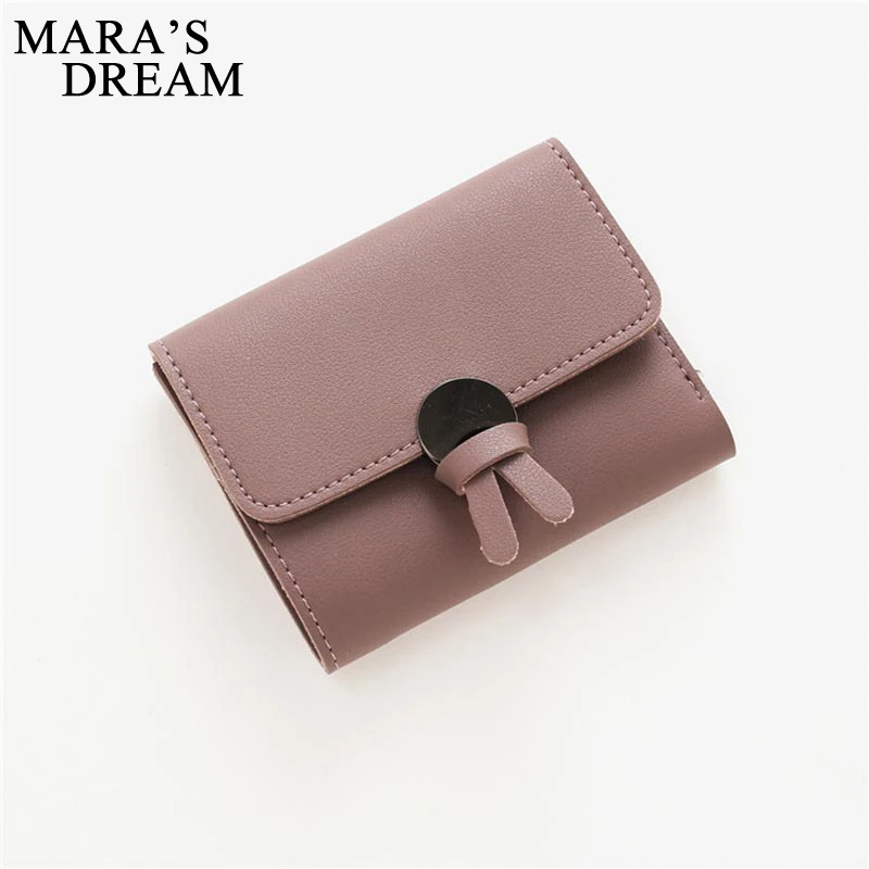 Кошелек Mara's Dream женский из искусственной кожи брендовый однотонный бумажник с