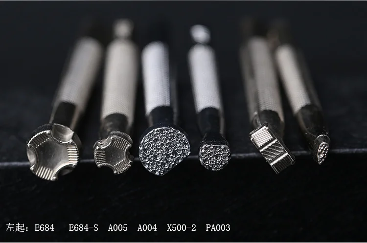 

DIY basic leather craft stamping saddle making tool 6pcs/lot