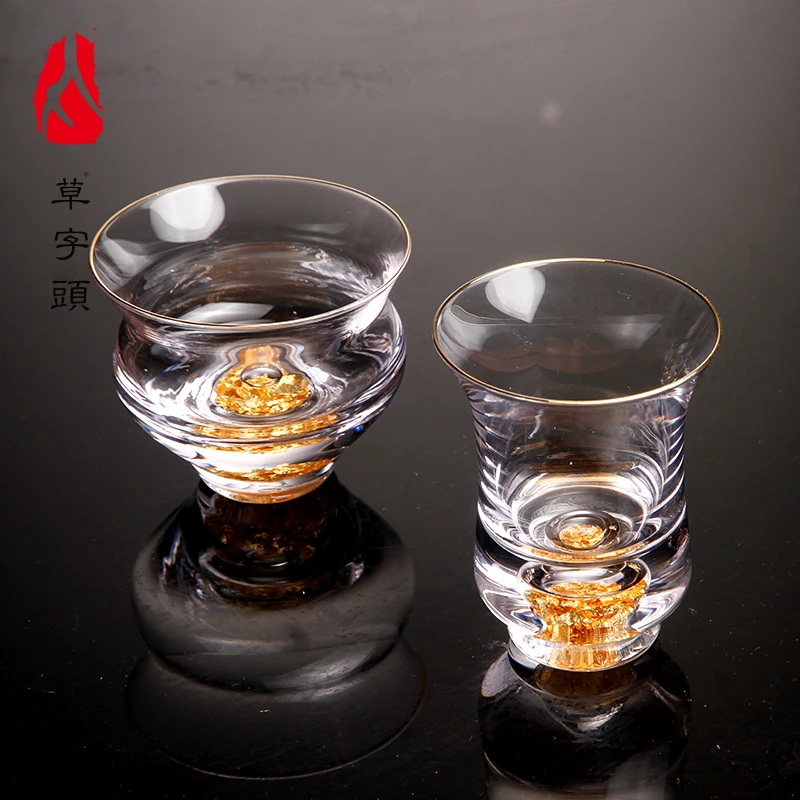 Набор из 2 предметов новый модный хрустальный стакан без свинца для водки ручная