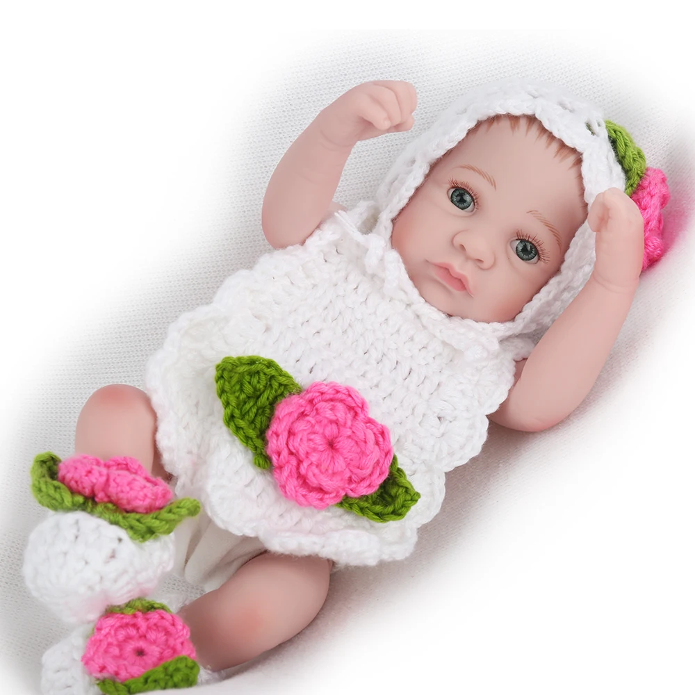 NPKDOLL куклы Младенцы Reborn 25 см полностью силиконовая кукла ручной работы