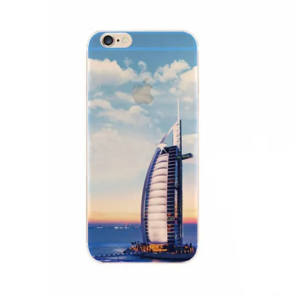 Jking New fashion For iPhone 6 6S case Ultra Thin Soft Waterproof Silicon Mountain Landscape iphone plus Case Phone Cover |