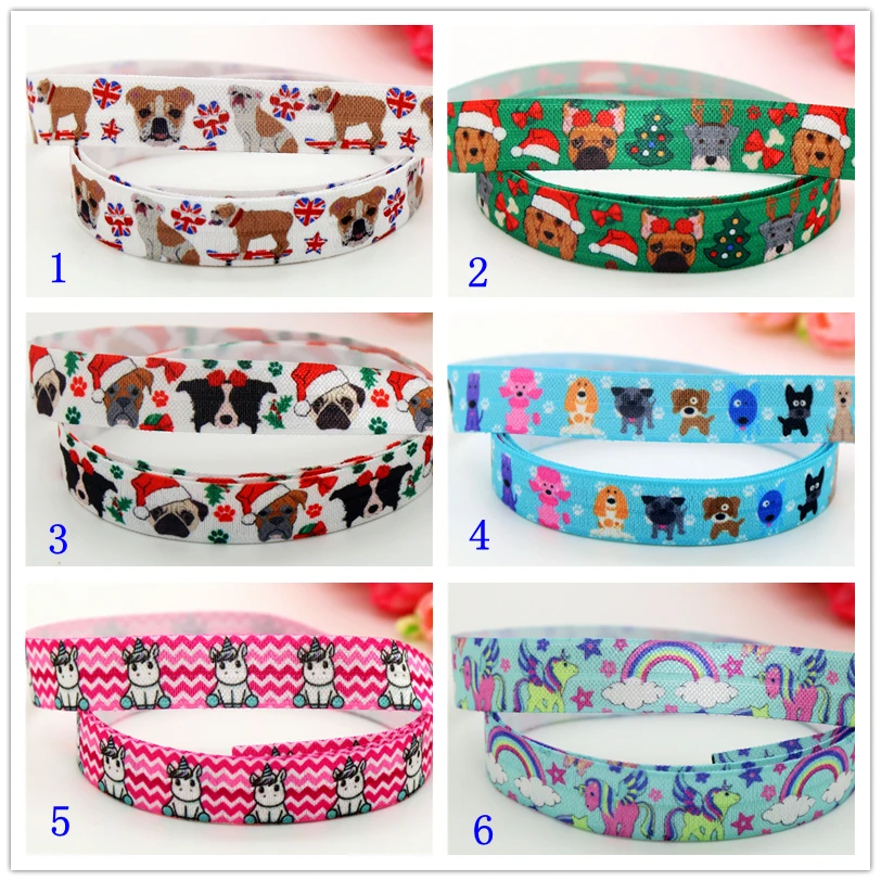 5/8 ''Бесплатная доставка складной эластичный собачий Мопс Единорог