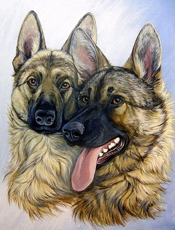 Алмазная 5D Вышивка сделай сам распродажа алмазная живопись с животными немецкой