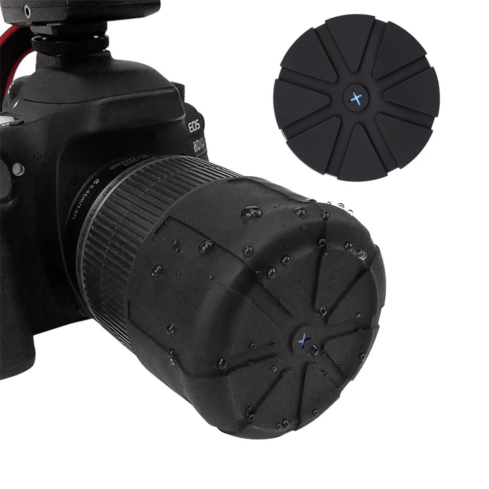 Силиконовая Защитная крышка для объектива Nikon водонепроницаемая универсальная