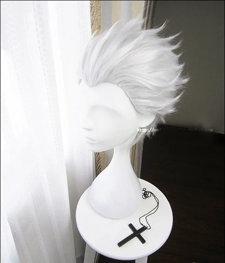 Shumeier Fate Stay Night Go Extra Archer Emiya короткий серебристо белый синтетический парик для