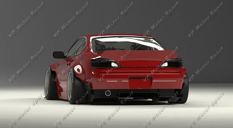 Автомобильные аксессуары FRP стекловолокно бодикит подходит для 1999-2002 S15 Silvia RB стиль задний бампер под рассеиватель комплект