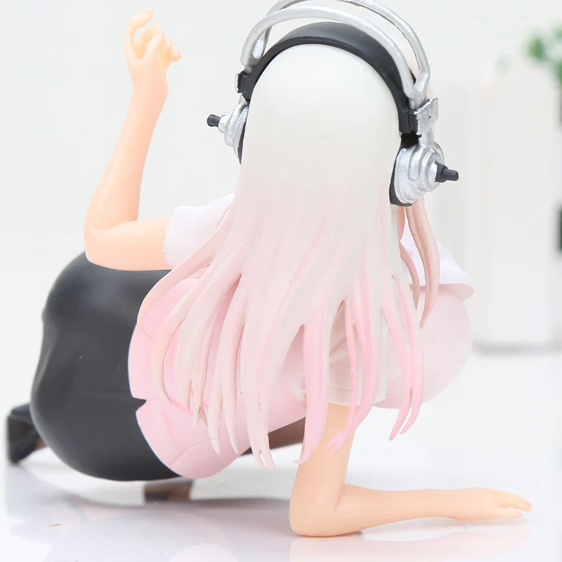 Супер купальный костюм Sonico lying Ver. ПВХ фигурка Коллекционная модель SuperSonico игрушки для взрослых Аниме Фигурка Горячая Девочка Кукла