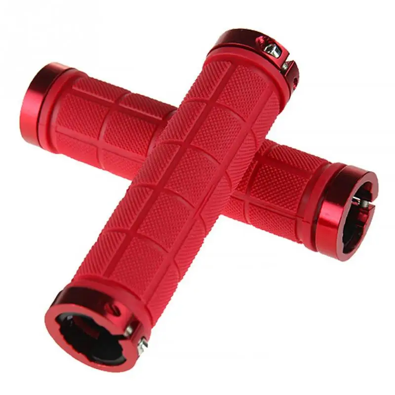 Новинка, велосипедные ручки MTB, резиновые, противоскользящие, противоударные, для горного велоспорта, руль для велосипеда, рукоятка, части, 5 цветов, горячая распродажа#914