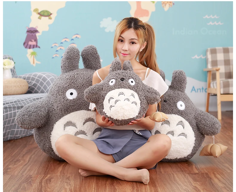 30-70 см kawaii японский стиль Studio Ghibli Аниме Кот чучело животное длинная моя сосед Тоторо Подушка Плюшевые игрушки кукла подушка