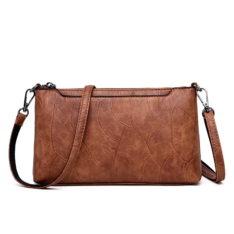 

ICEV new fashion retro small day clutch crossbody shoulder bags ladies leather women's pu leather envelope bag long purse phone