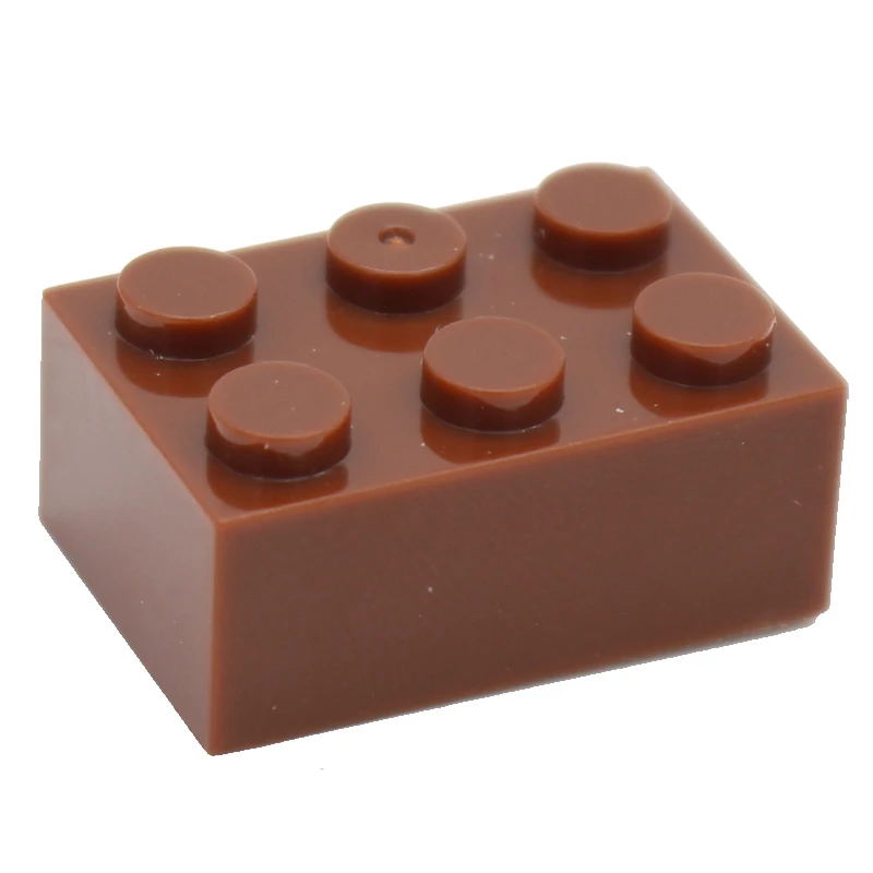 coffee Moc креативный Кирпич 2x3 3002 Сделай Сам основы, Обучающие строительные блоки, комплекты деталей, совместимые сборные частицы, игрушки для детей - Цвет: coffee