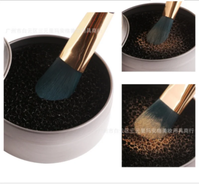 Makeup Brush Cleaner Sponge Remover Color From Eyeshadow Tool Quick Wash / by dhl 500pcs | Красота и здоровье