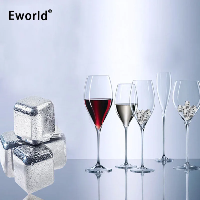 Eworld натуральный виски потягивающий кубик льда камень рок охладитель пуля Череп