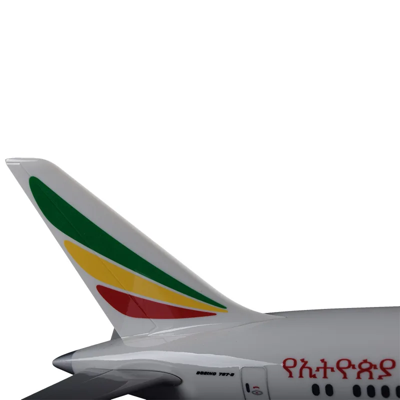 43 см для ухода за ребенком мам смолы B787 Эфиопский модель самолета авиации с