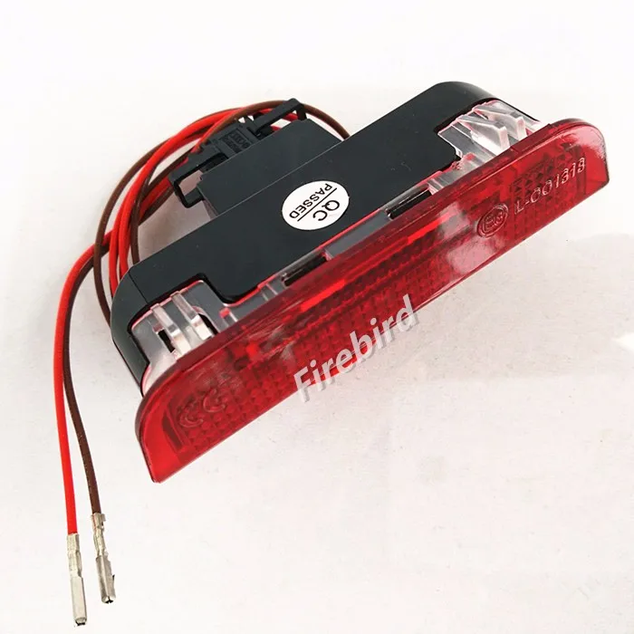 Двухцветная белая и красная светодиодная лампа для передней двери 2 шт. CANBUS без