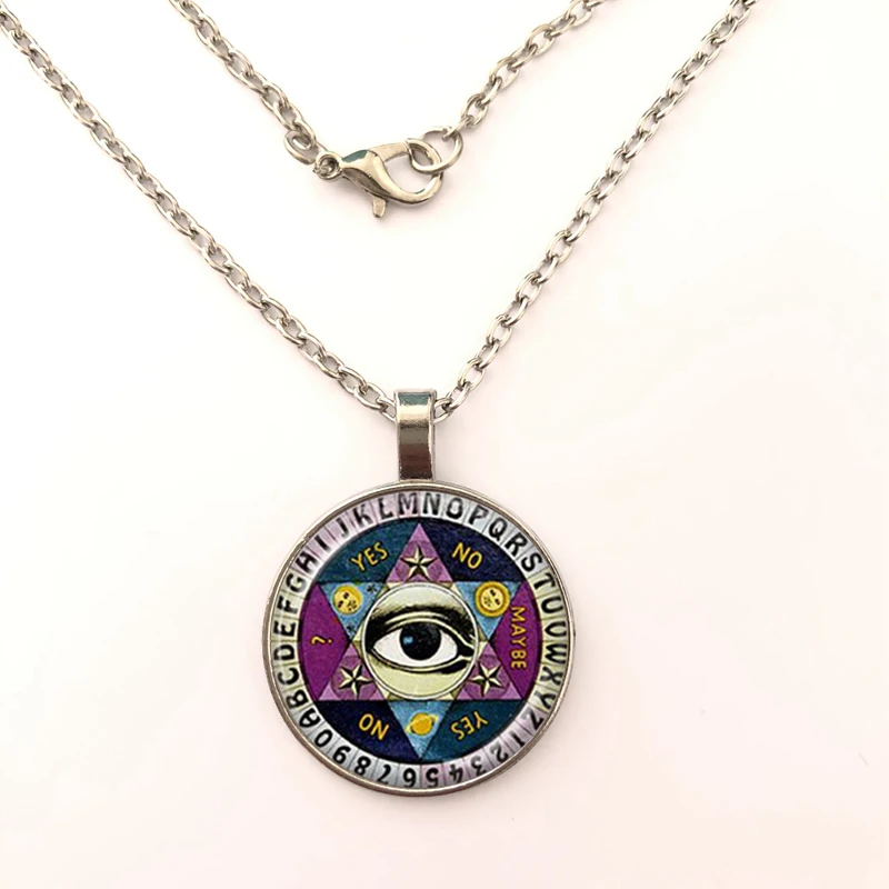 Женское Ожерелье с пентаграммой Ouija ожерелье кулоном из стекла и купола