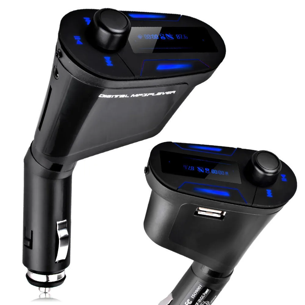 Беспроводной автомобильный FM-трансмиттер mp3-плеер радио стерео FM-модулятор + USB SD