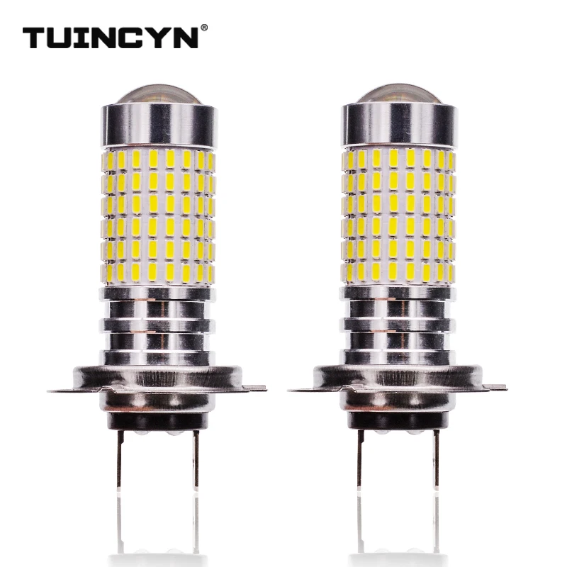 TUINCYN 2 шт. светодио дный автомобилей противотуманные Глава лампочки 1500Lms 3014 SMD 7528