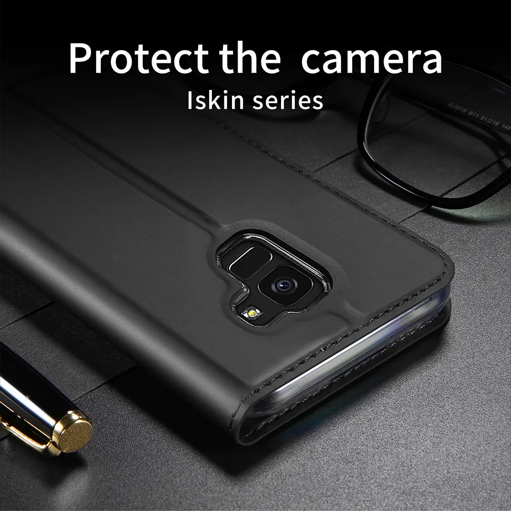Чехол для Funda Samsung Galaxy A6 Plus 2018 роскошный кожаный чехол книжка (2018)|Бамперы| |