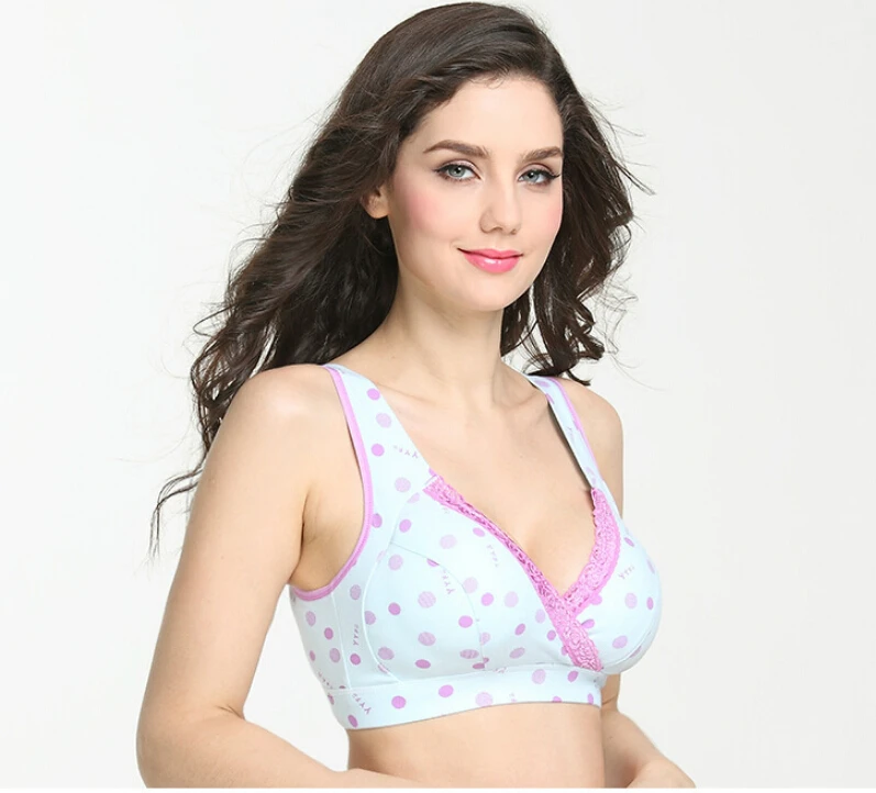 

Nursing Bra Underwear Cotton Maternity Bra Maternity Clothes Maternity Underwear Clothes For Nursing Mothers Front Opening Bras